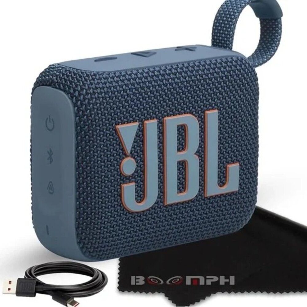 JBL GO 4 Bluetooth Speaker in Blue, NIB - Picture 3 of 6